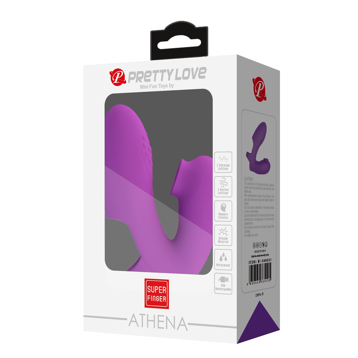 vibratore doppia stimolazione athena viola pretty love