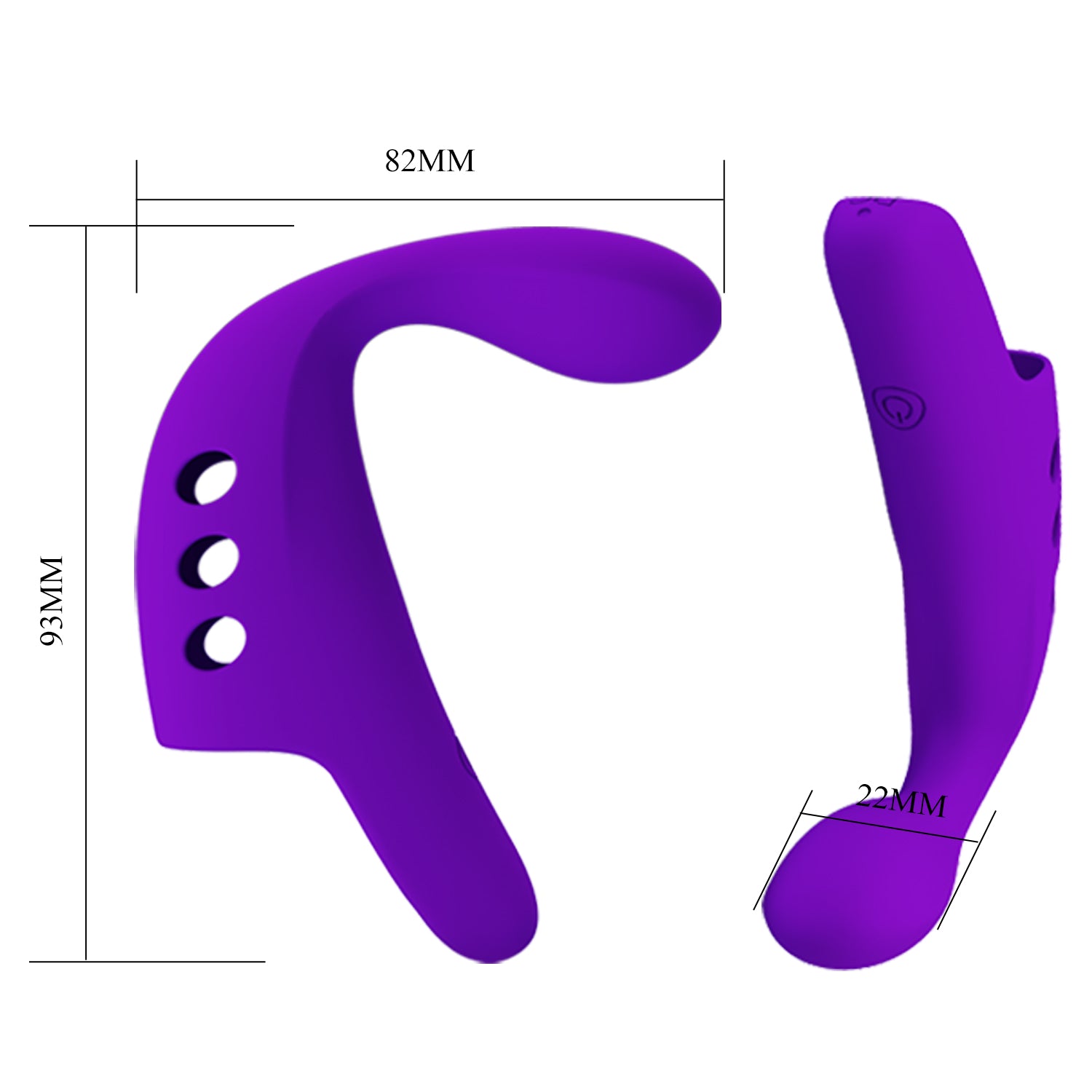 vibratore clitoride gorgon viola pretty love