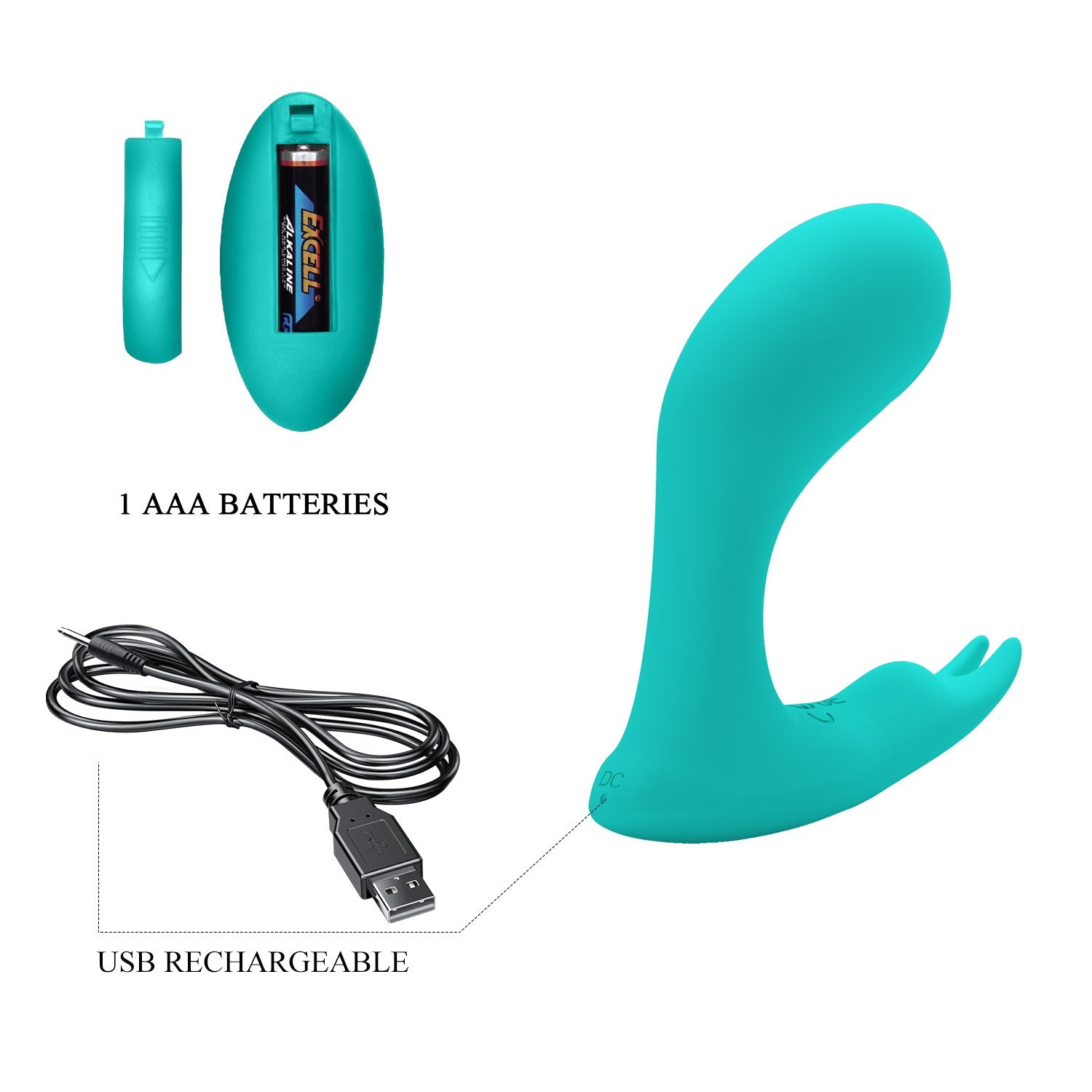 vibratore doppia stimolazione idabelle celeste pretty love
