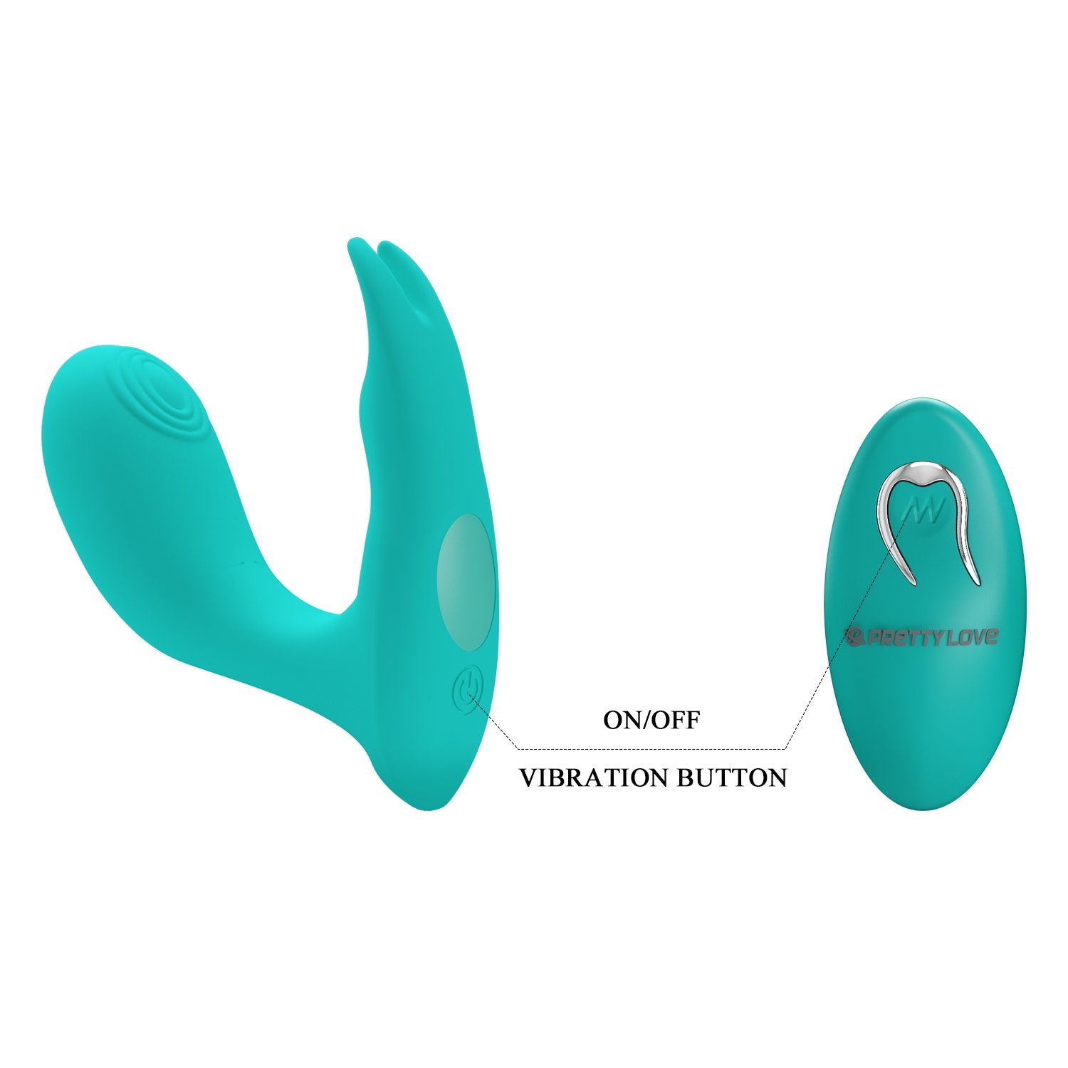 vibratore doppia stimolazione idabelle celeste pretty love