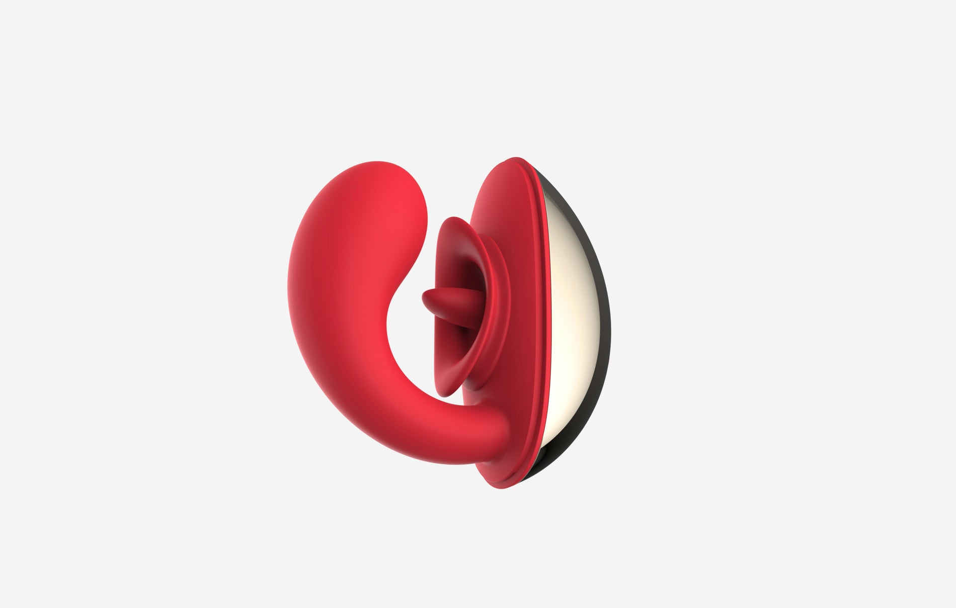 vibratore doppia stimolazione pulse rosso
