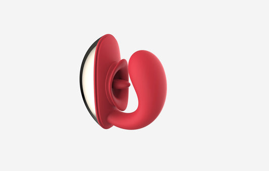 vibratore doppia stimolazione pulse rosso