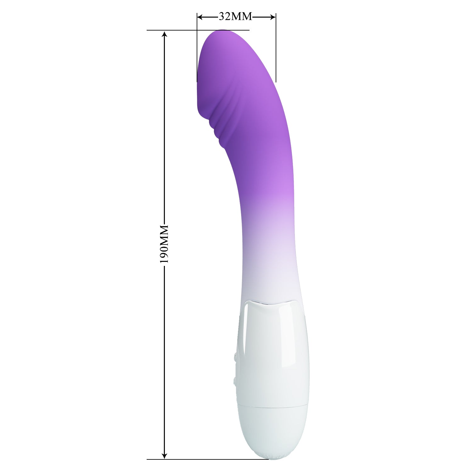 vibratore realistico elemental viola sfumato pretty love