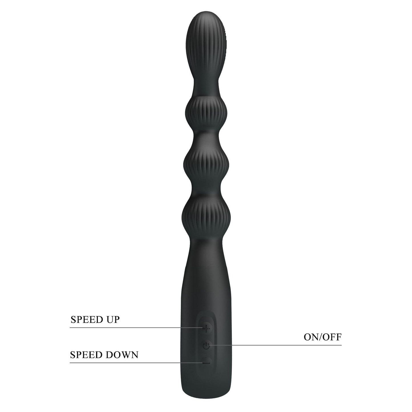 vibratore anale federer nero pretty love