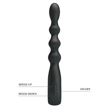 vibratore anale federer nero pretty love