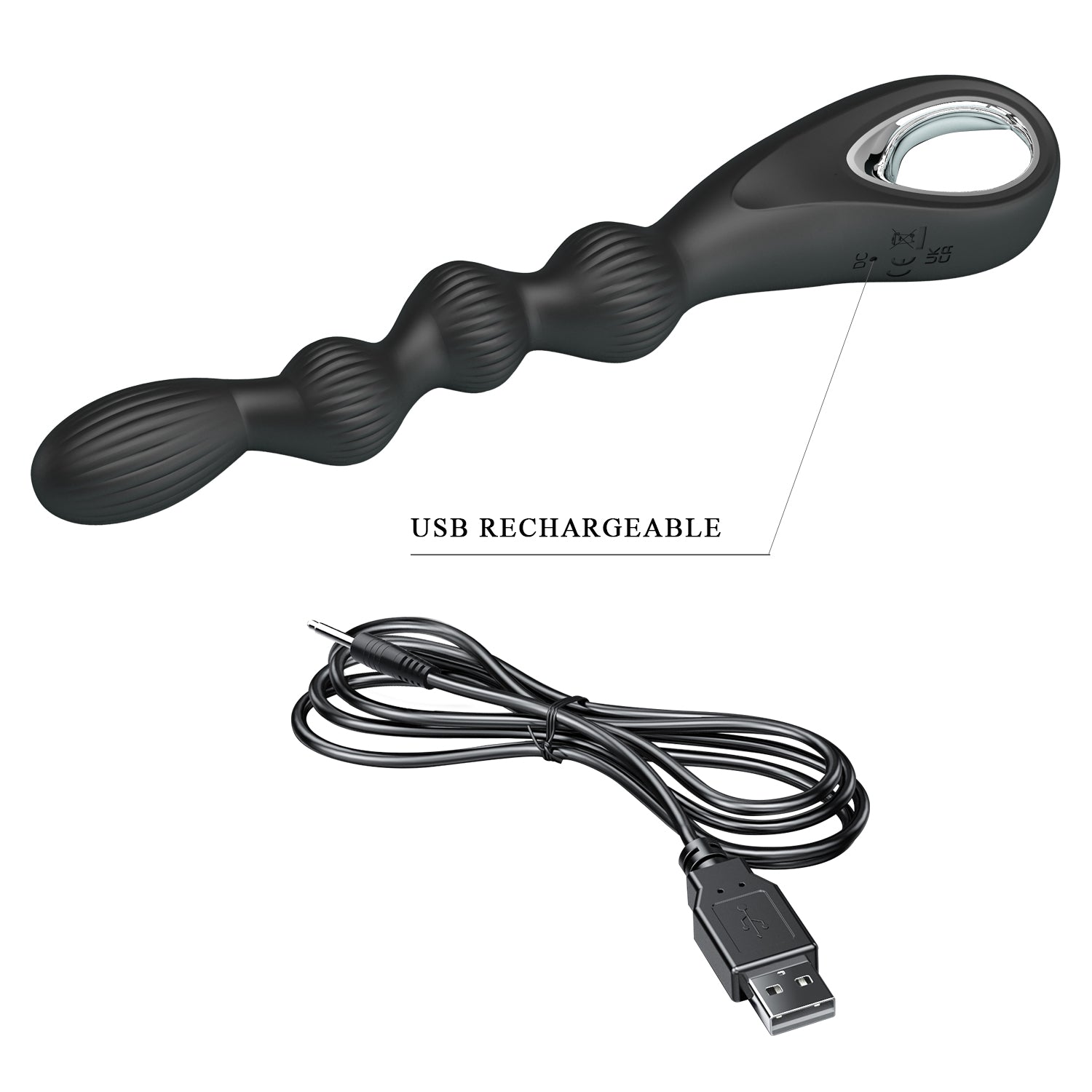 vibratore anale federer nero pretty love
