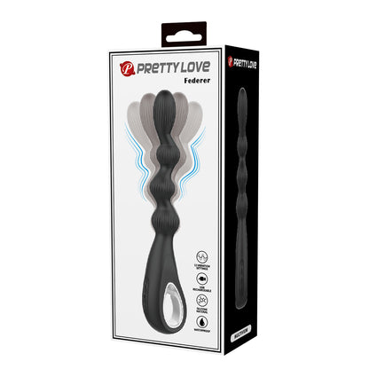 vibratore anale federer nero pretty love