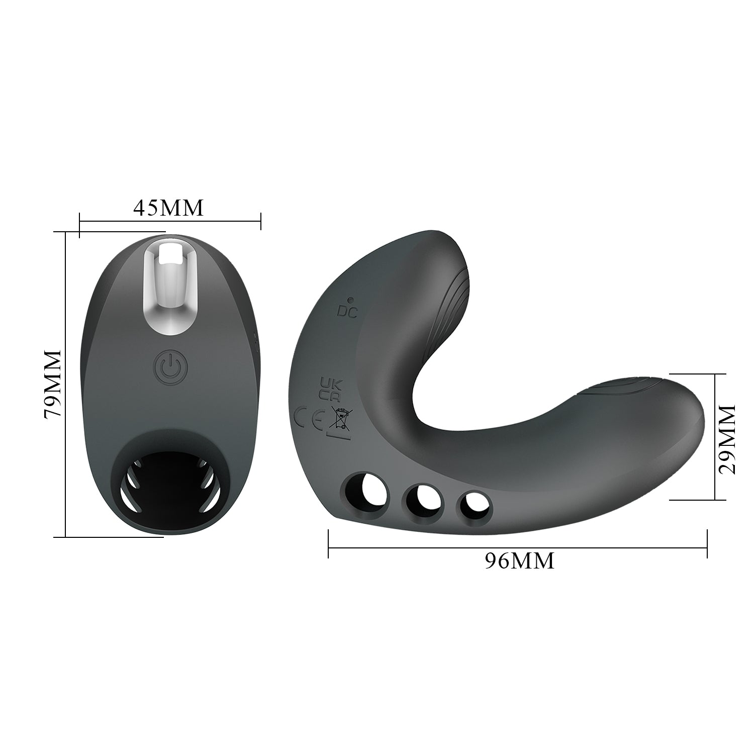 mini vibratore camelia nero pretty love