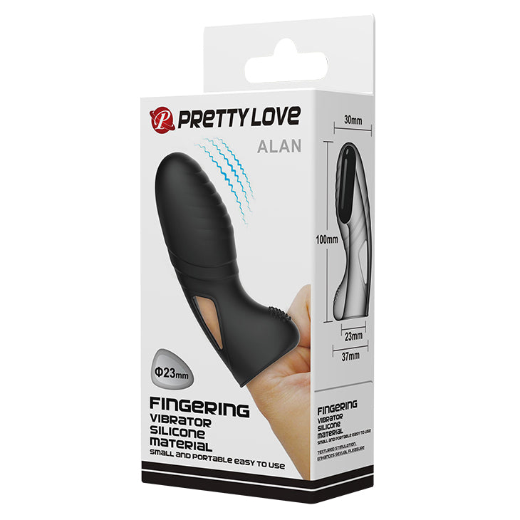 vibratore clitoride alan nero pretty love