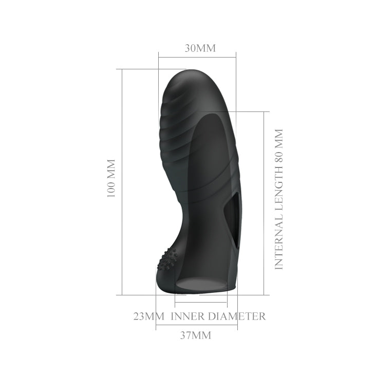 vibratore clitoride alan nero pretty love