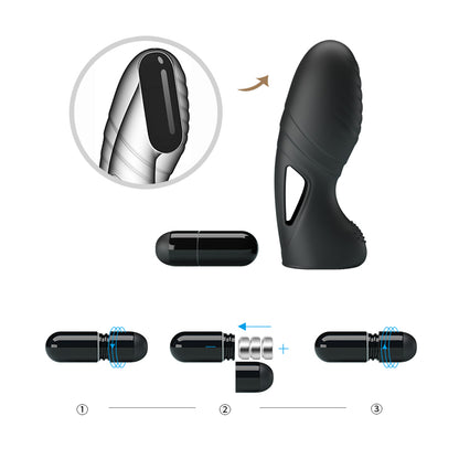vibratore clitoride alan nero pretty love