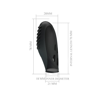vibratore clitoride gilo nero pretty love