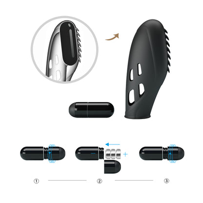 vibratore clitoride gilo nero pretty love