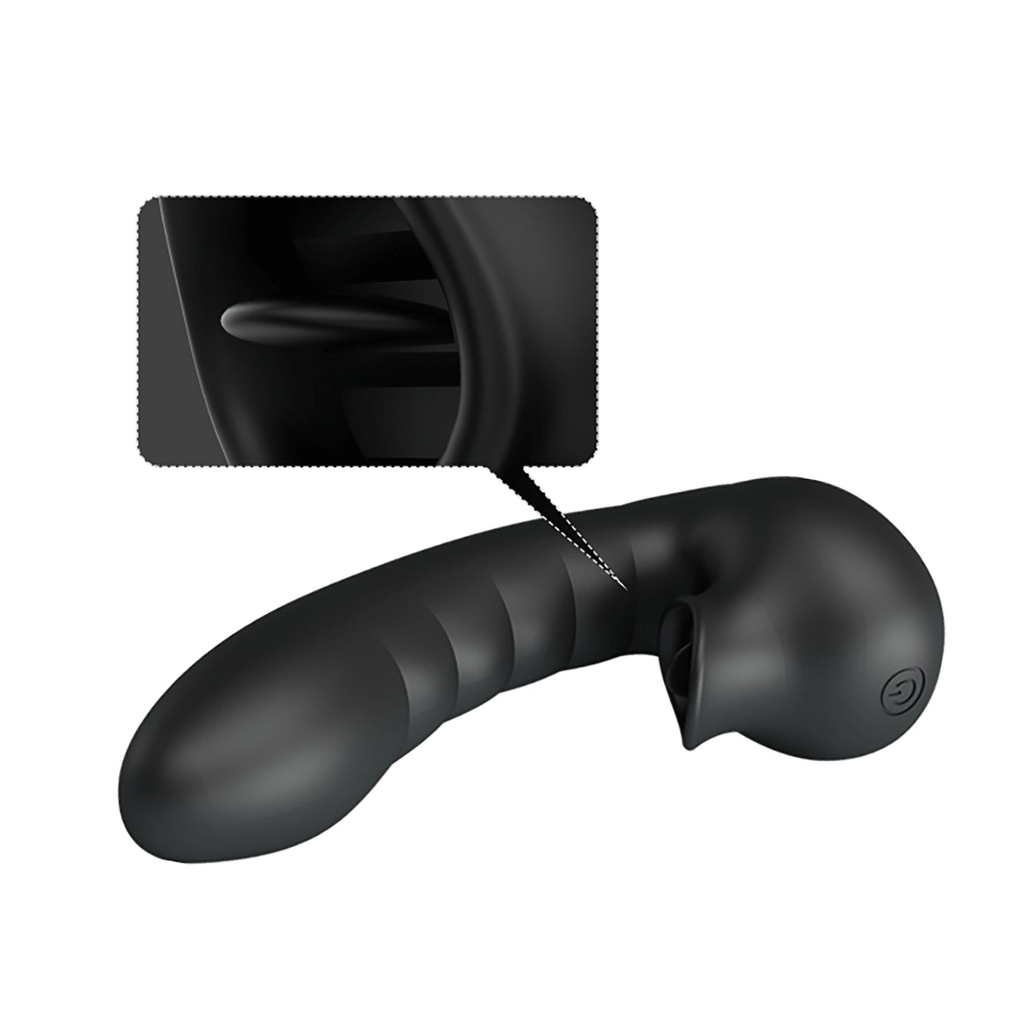 vibratore doppia stimolazione hobgoblin nero pretty love 