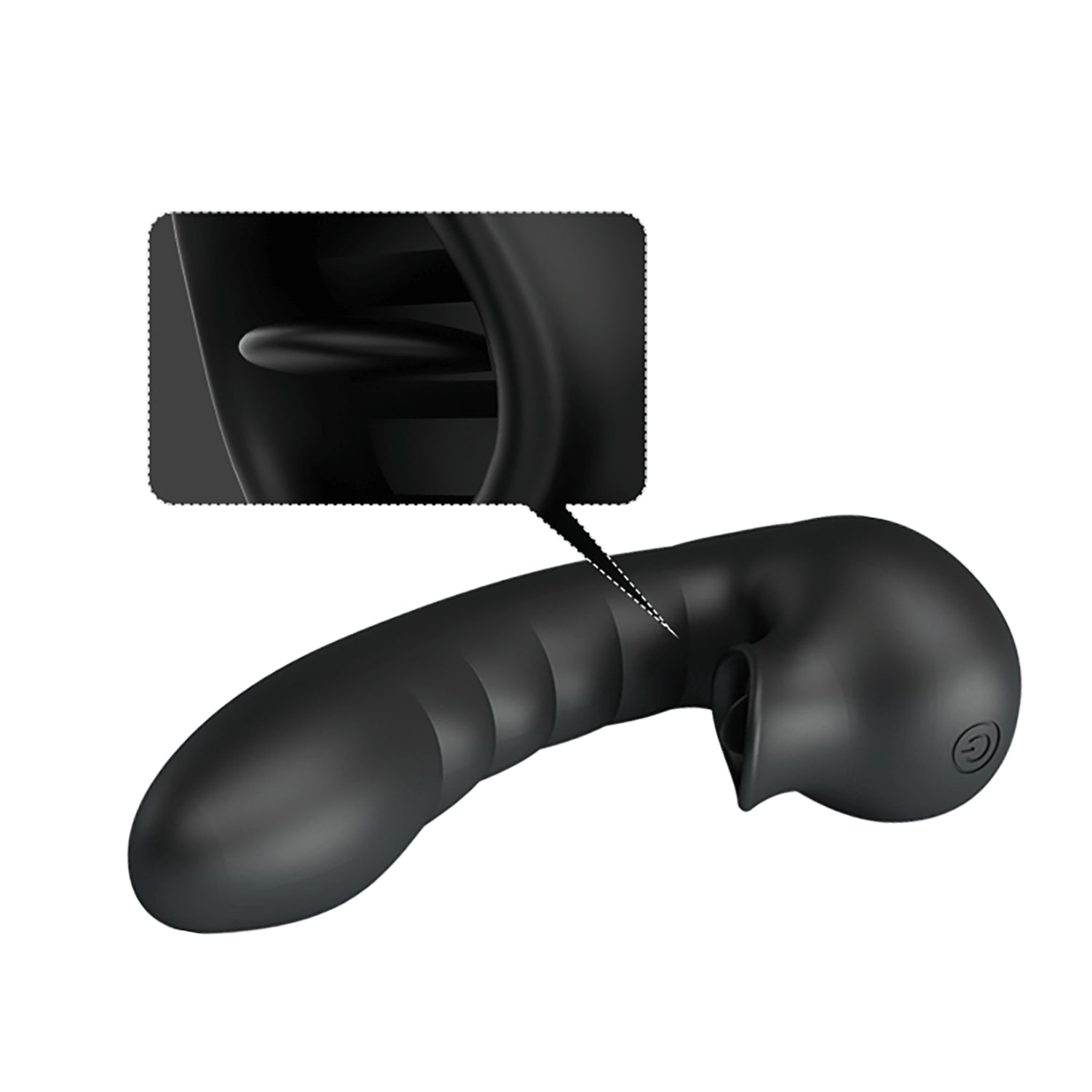 vibratore doppia stimolazione hobgoblin nero pretty love 
