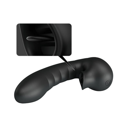 vibratore doppia stimolazione hobgoblin nero pretty love 