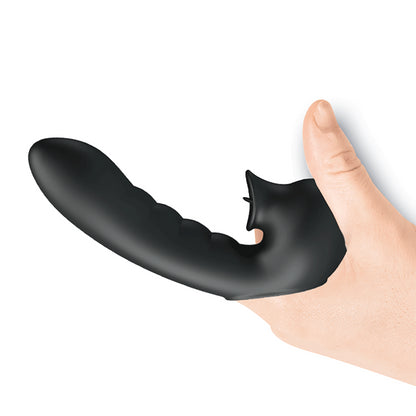 vibratore doppia stimolazione hobgoblin nero pretty love 