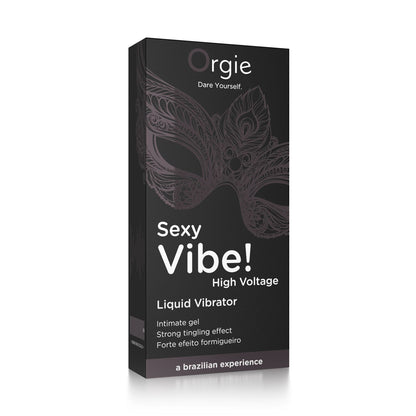 vibratore liquido sexy vibe high voltage 15ml orgie