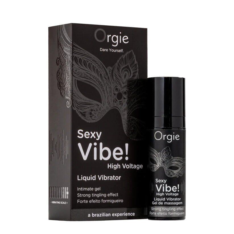 vibratore liquido sexy vibe high voltage 15ml orgie