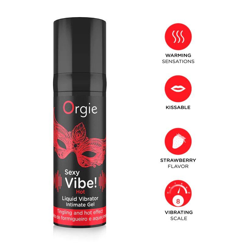 vibratore liquido sexy vibe hot 15ml orgie
