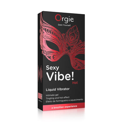vibratore liquido sexy vibe hot 15ml orgie