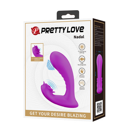 vibratore doppia stimolazione nadal fucsia baile