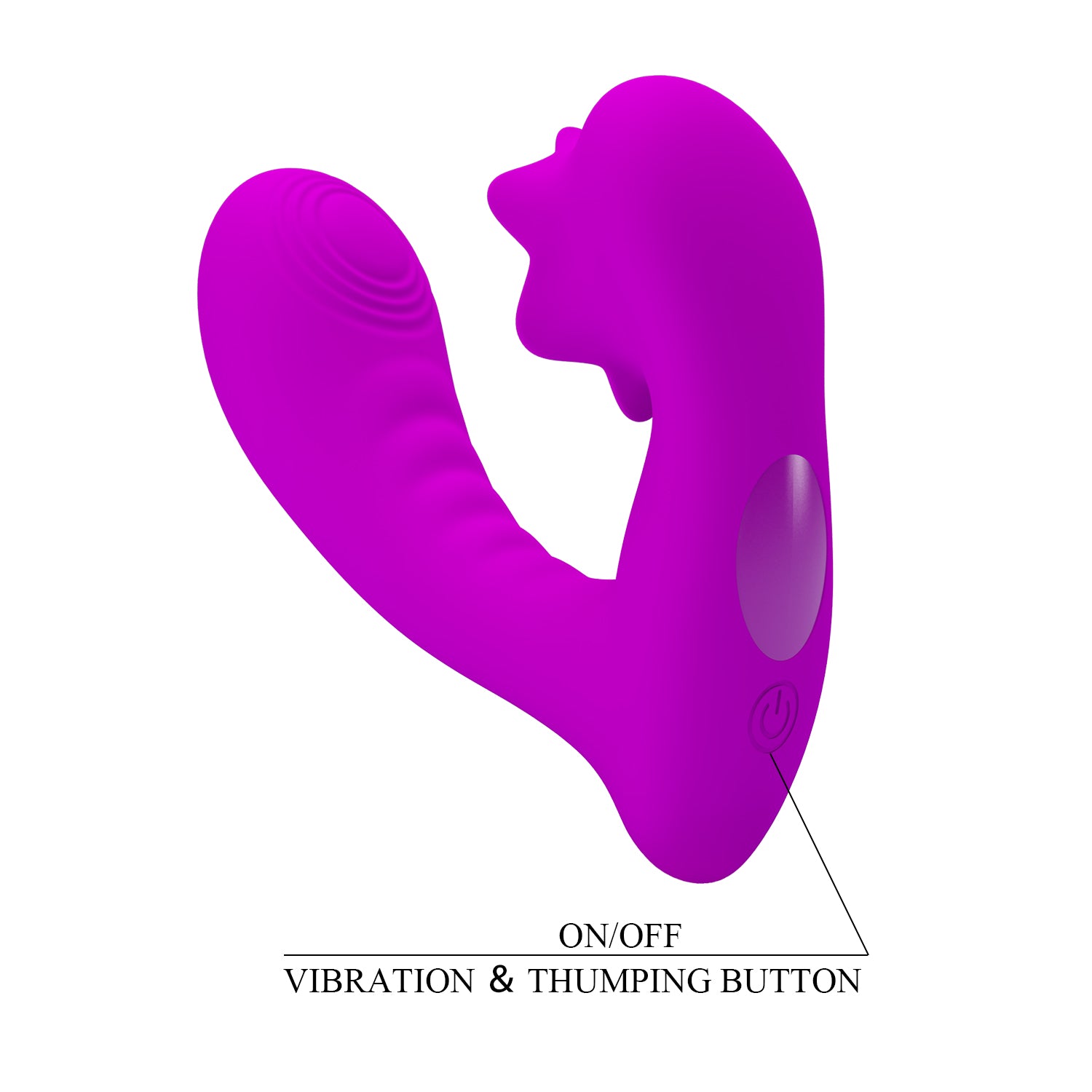 vibratore doppia stimolazione nadal fucsia baile
