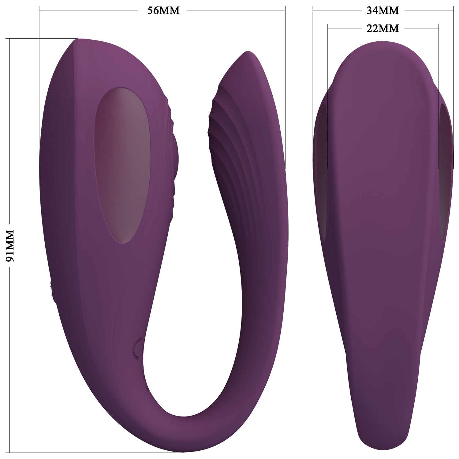 vibratore per coppia aari viola pretty love