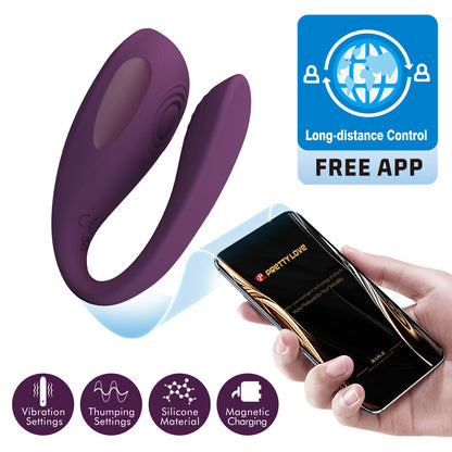 vibratore per coppia aari viola pretty love