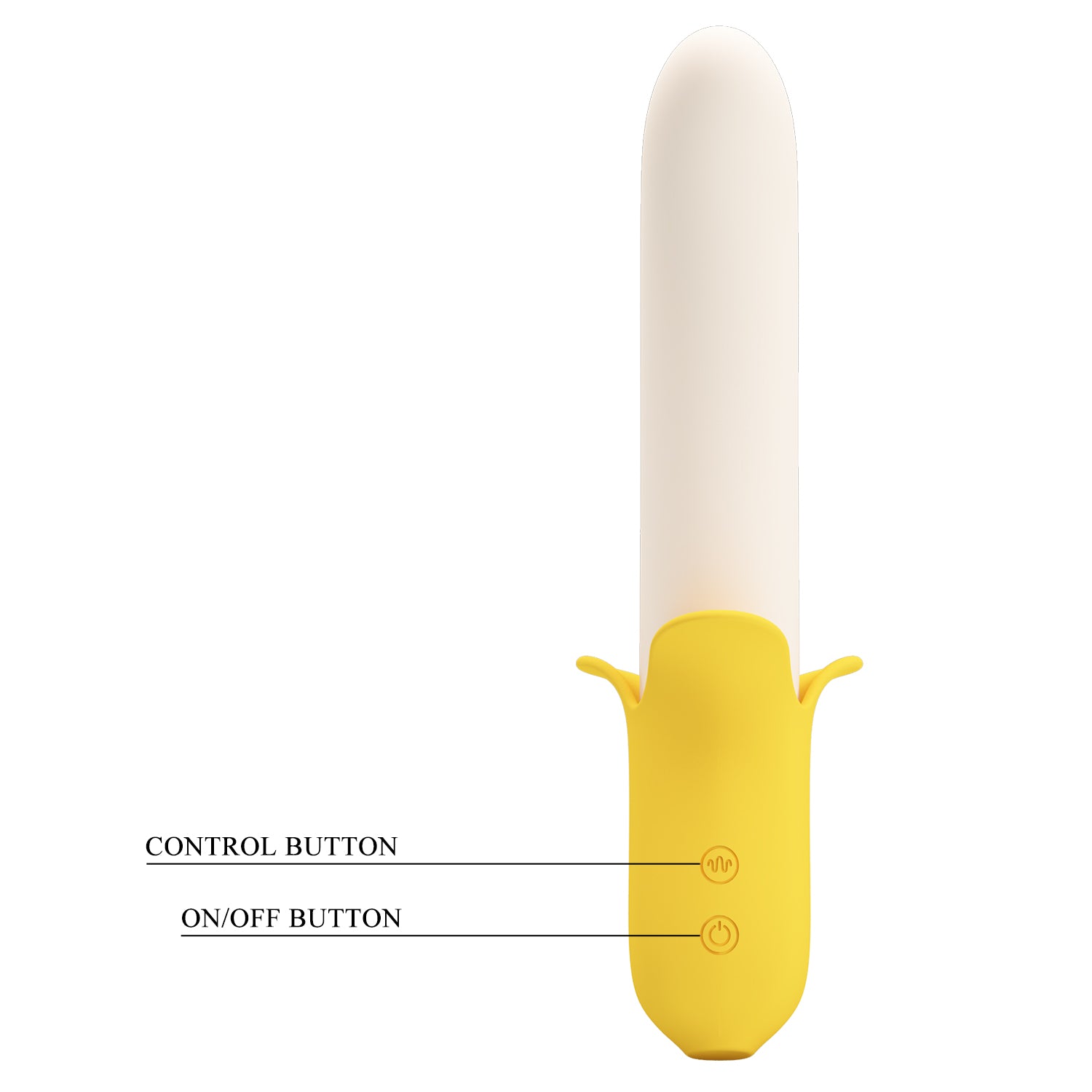 vibratore punto g banana geek giallo pretty love