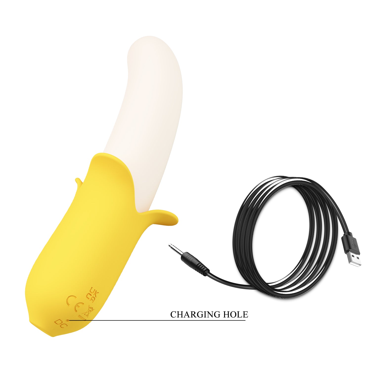 vibratore punto g banana geek giallo pretty love