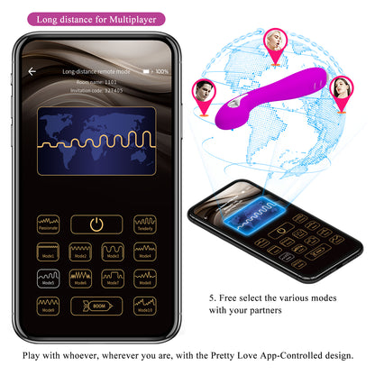 vibratore punto g heetor fucsia pretty love