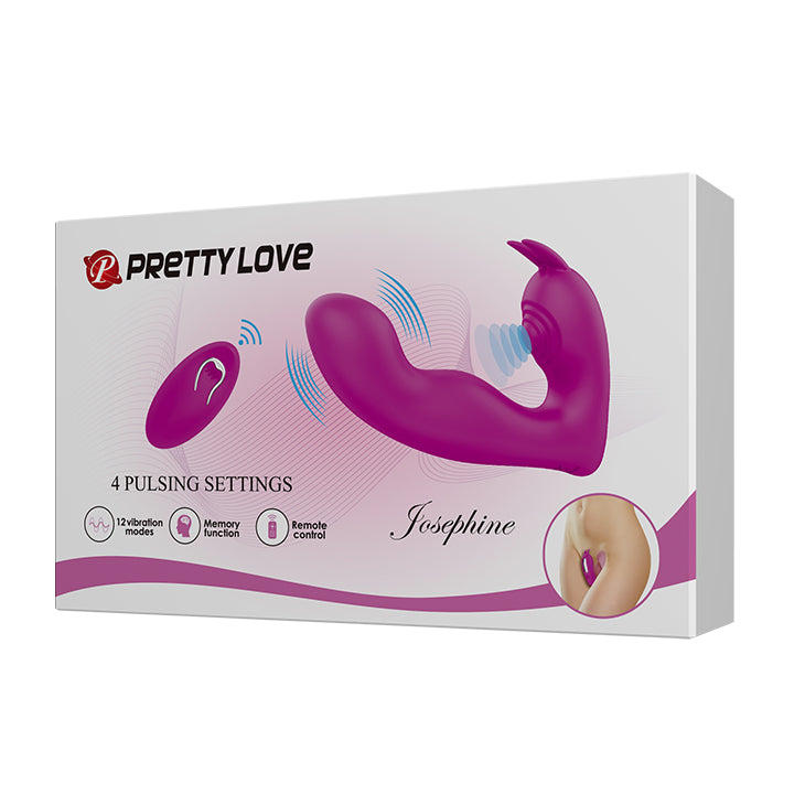 vibratore doppia stimolazione josephine fucsia pretty love