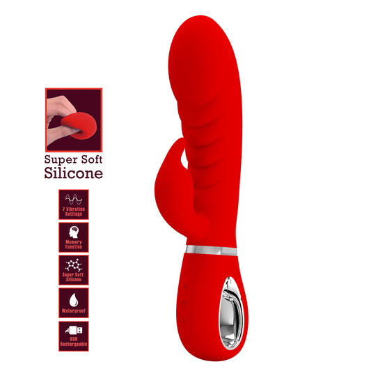 vibratore rabbit prescott rosso pretty love