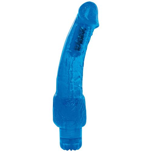 Vibrator jammy jelly puzzling glitter  blue