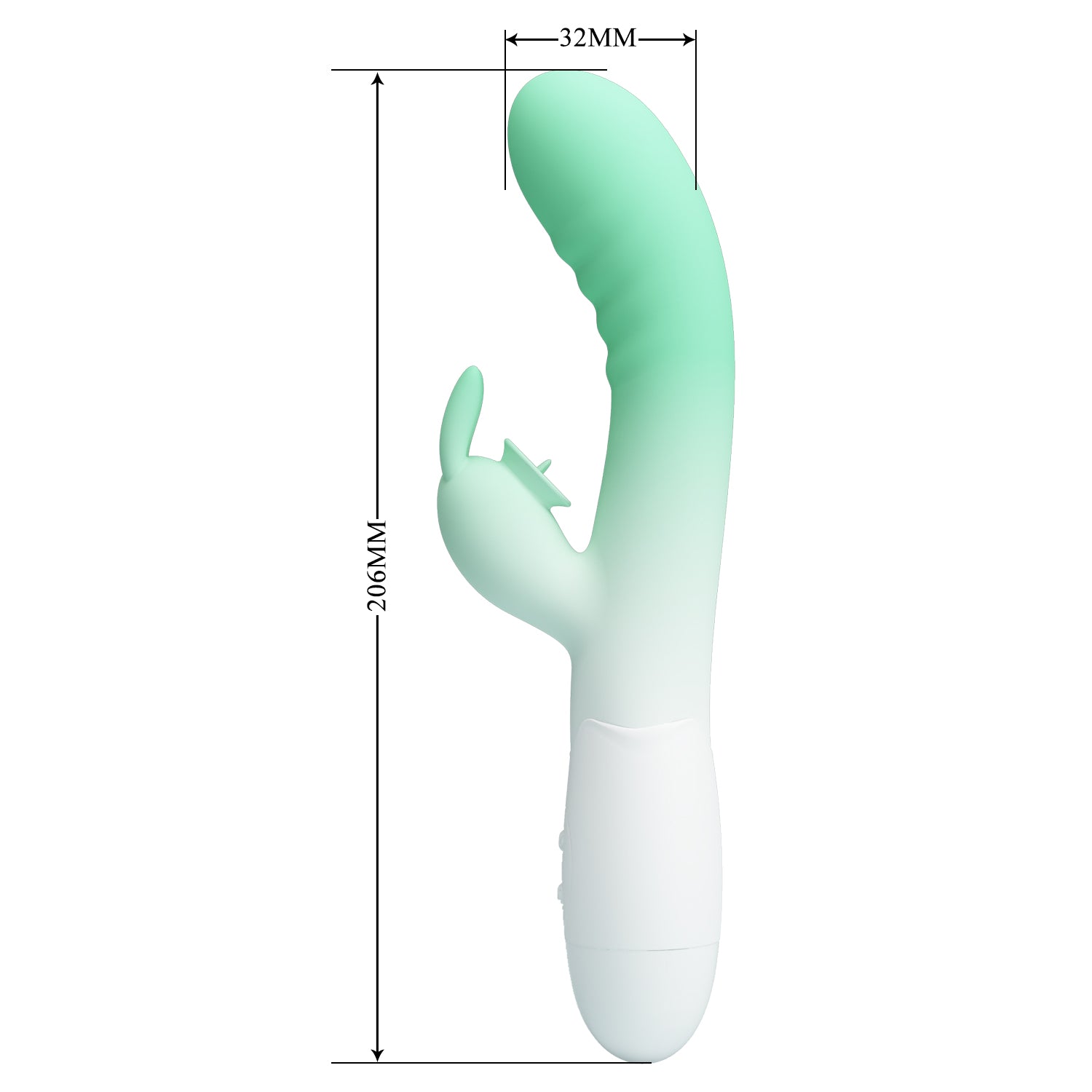 vibratore rabbit cerberus verde pretty love
