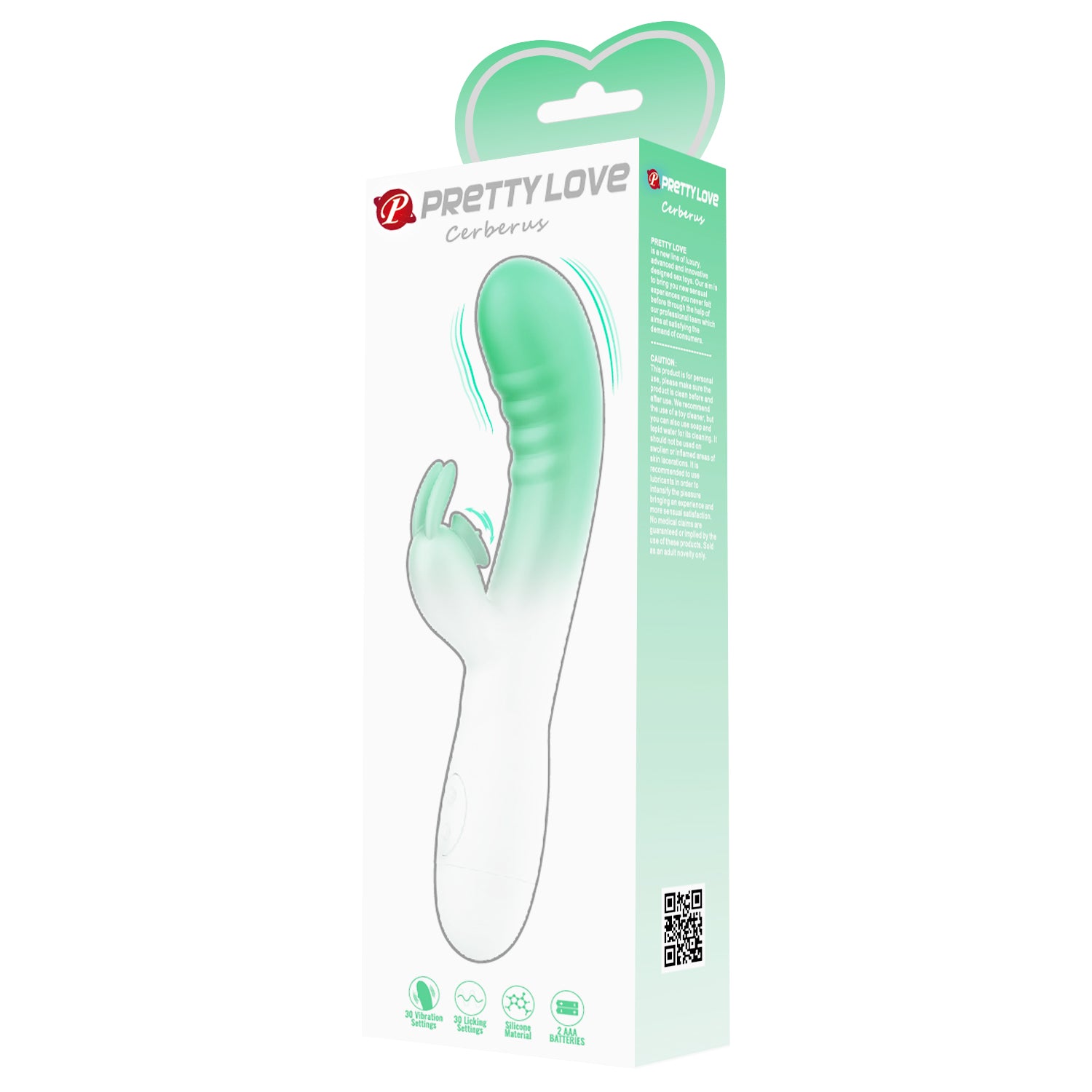 vibratore rabbit cerberus verde pretty love