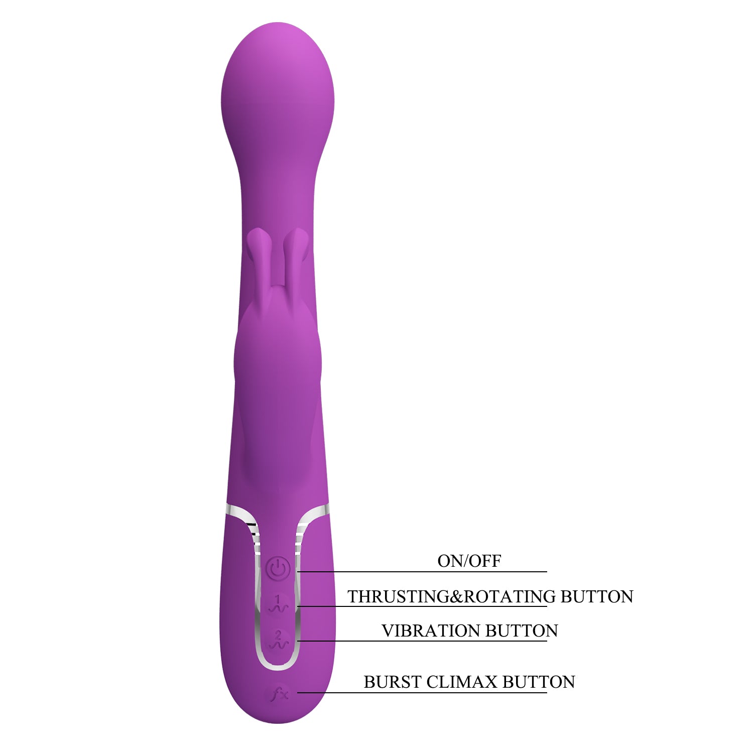 vibratore rabbit dejon viola pretty love