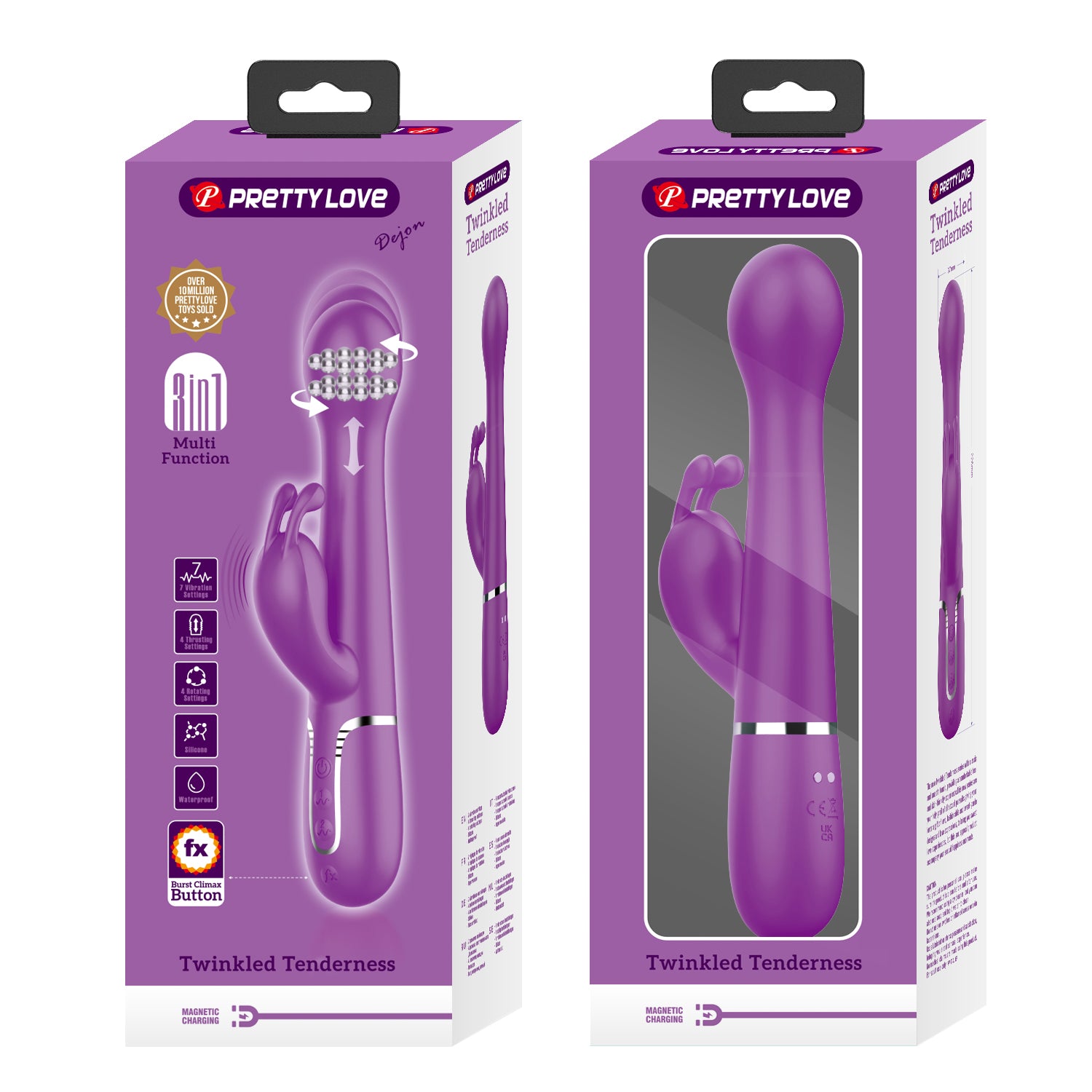 vibratore rabbit dejon viola pretty love