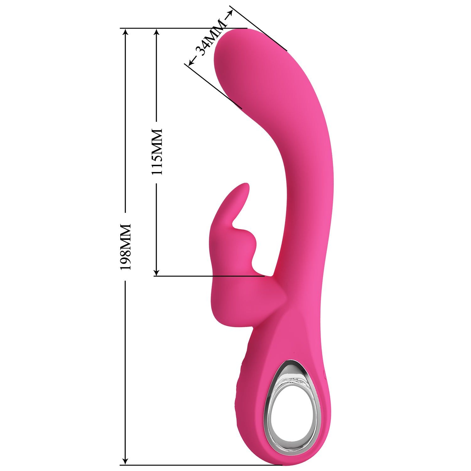 vibratore rabbit novak fucsia pretty love