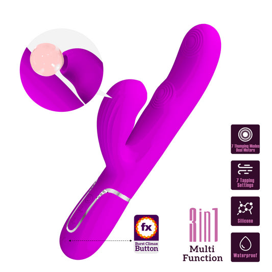 vibratore rabbit perdita fucsia pretty love