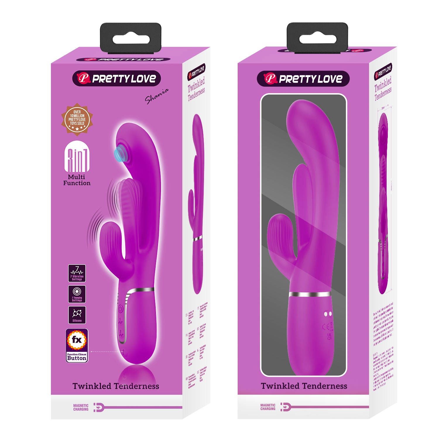 vibratore rabbit shania fucsia pretty love