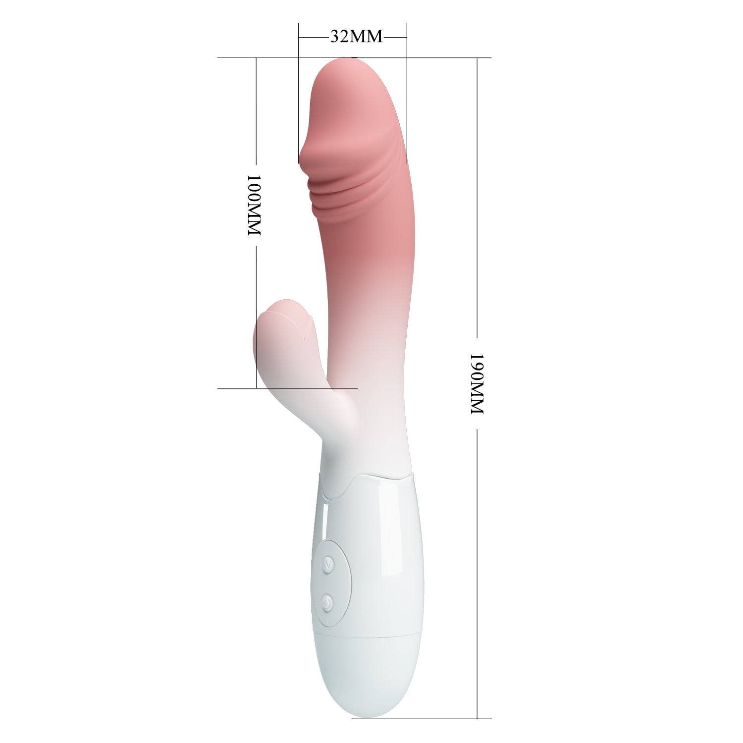 vibratore rabbit slappy rosa sfumato pretty love