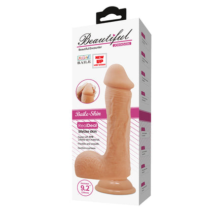 vibratore realistico beautiful super cock rosa flesh baile