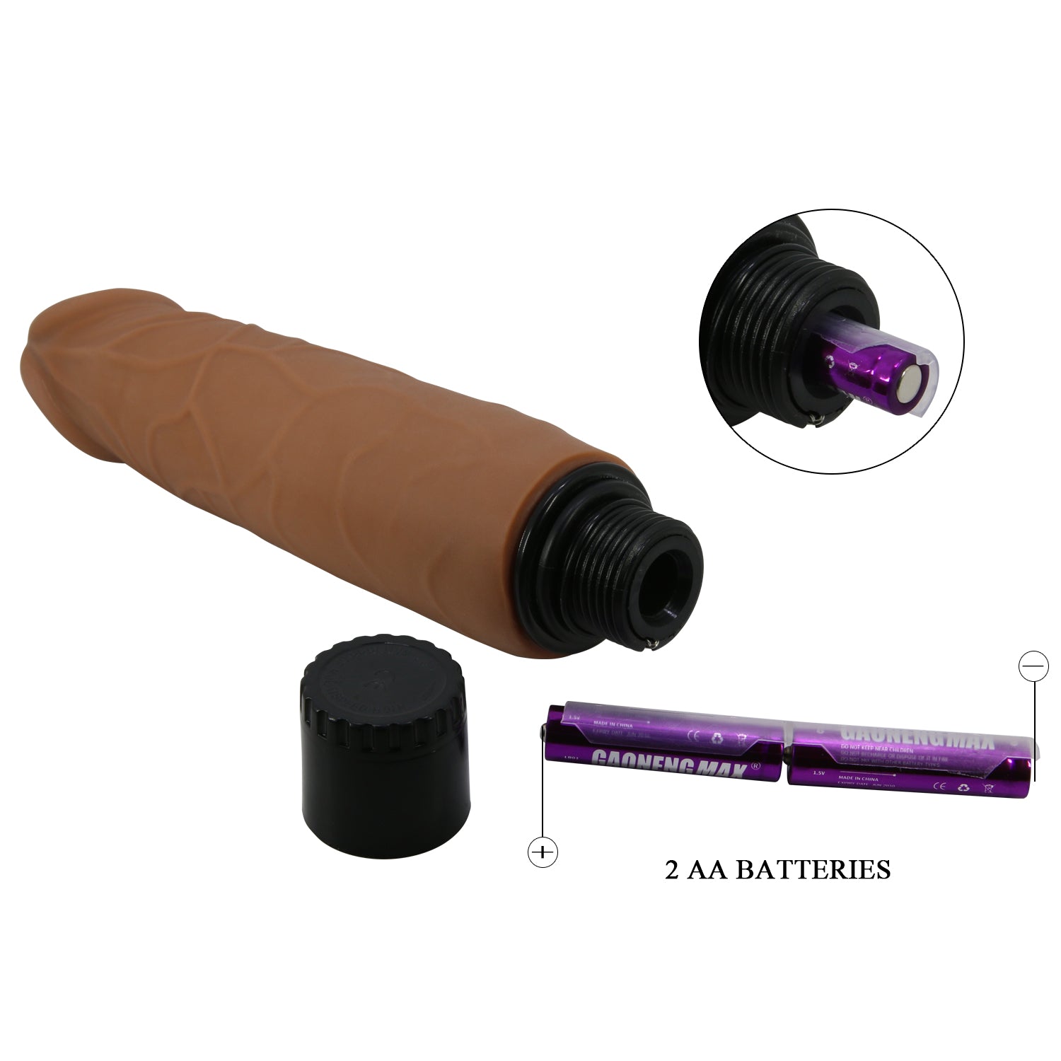 vibratore realistico waldorf marrone chiaro pretty love