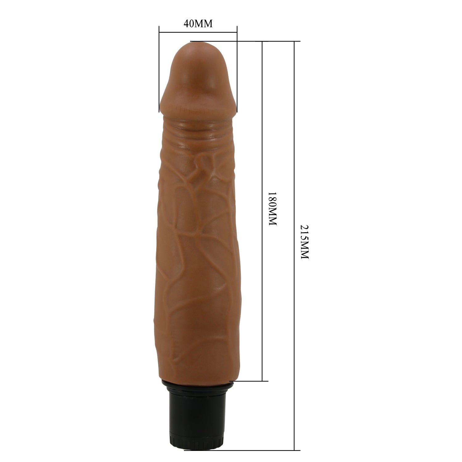vibratore realistico waldorf marrone chiaro pretty love