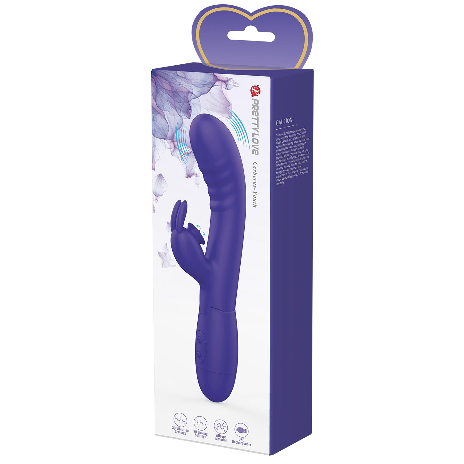 vibratore rabbit cerberus viola pretty love