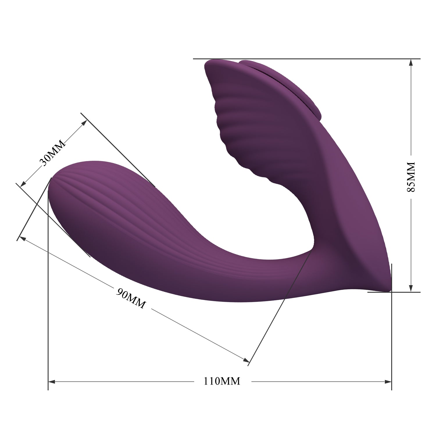 vibratore doppia stimolazione franz viola pretty love