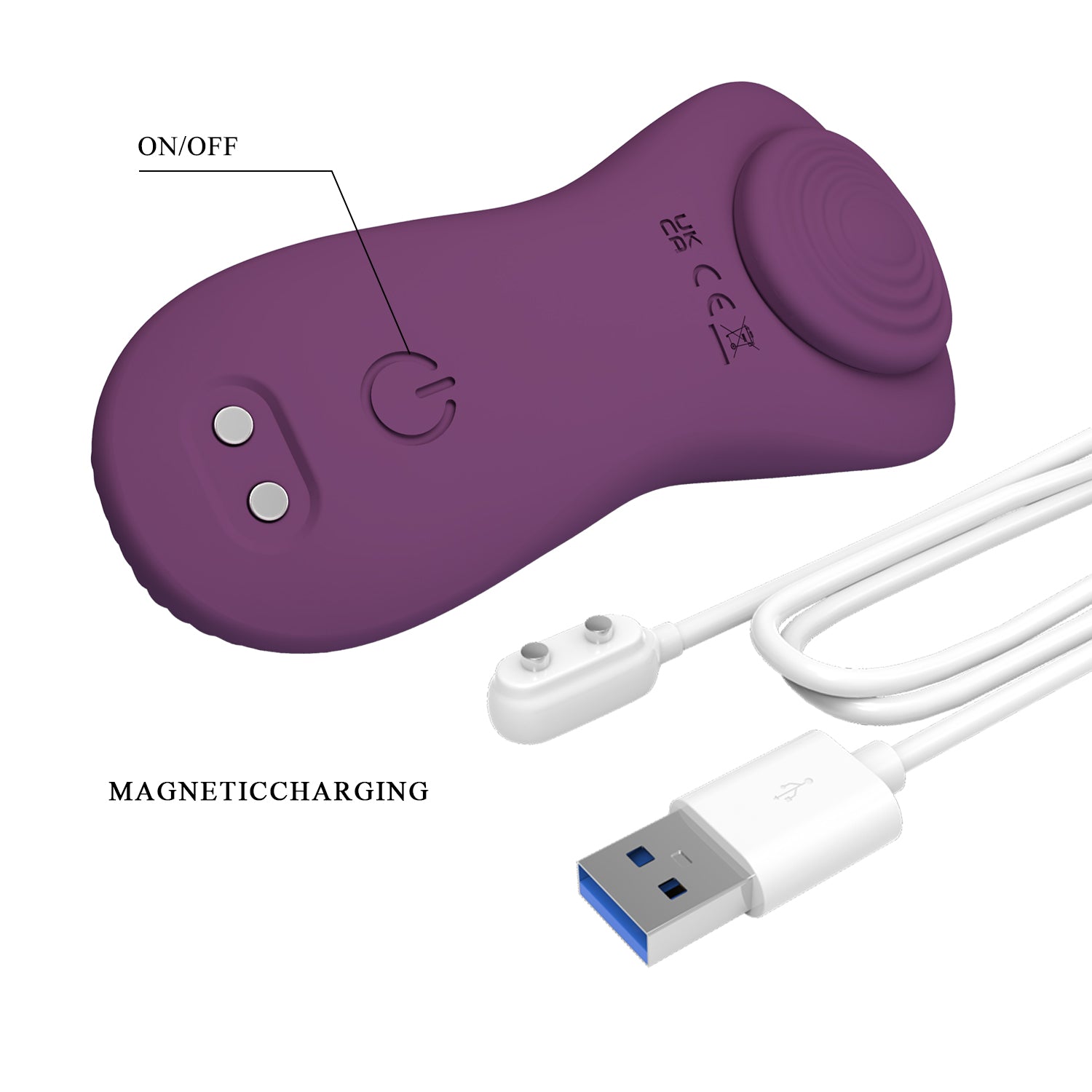 vibratore clitoride mane viola pretty love