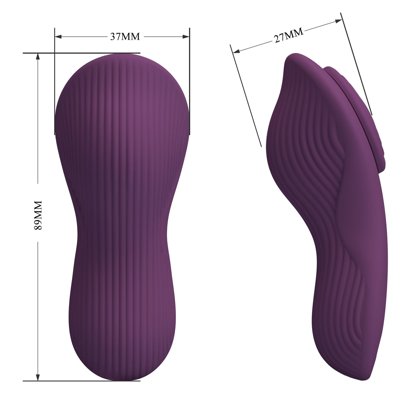 vibratore clitoride mane viola pretty love